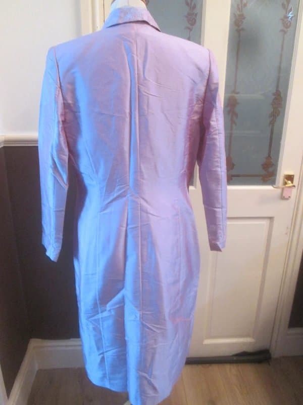Anna Scholz Debenhams Anna  Scholz size 14 100% silk lilac occasion Midi dress & Jacket Great condition
