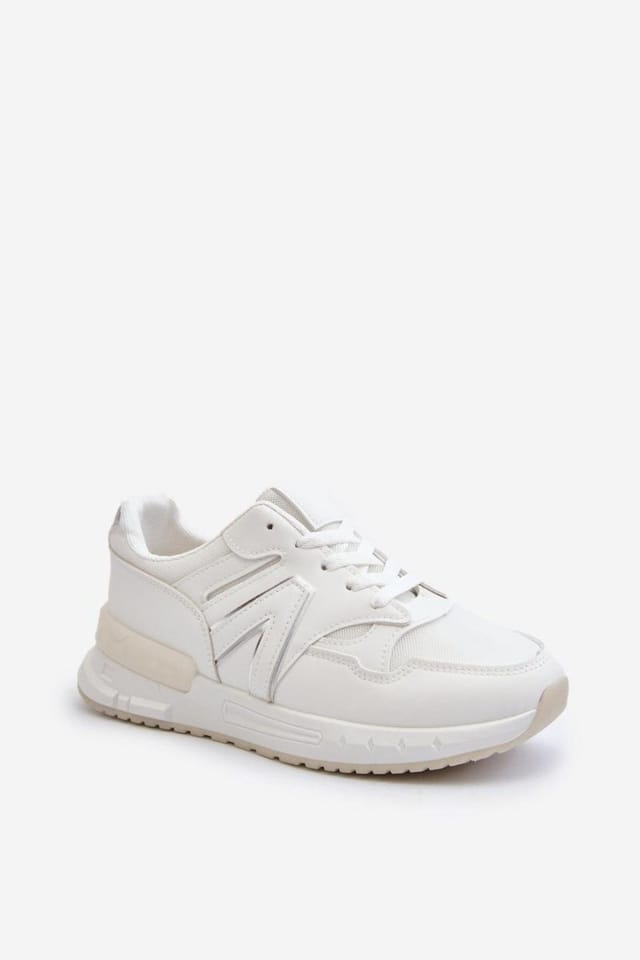 Love Lace Love Lace Women's Stylish Platform Sneakers with Removable Foam Insole in White - 2