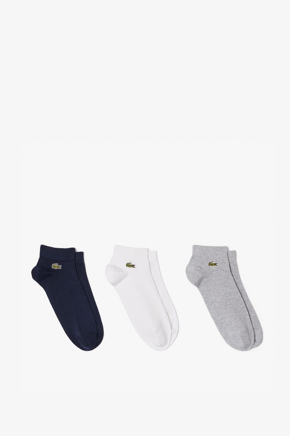 Lacoste Lacoste Men's Ankle Socks Multi-Grey, Navy, White