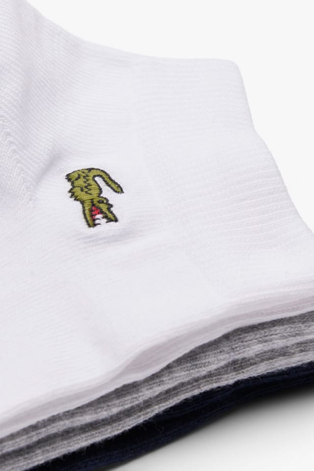 Lacoste Lacoste Men's Ankle Socks Multi-Grey, Navy, White - 2