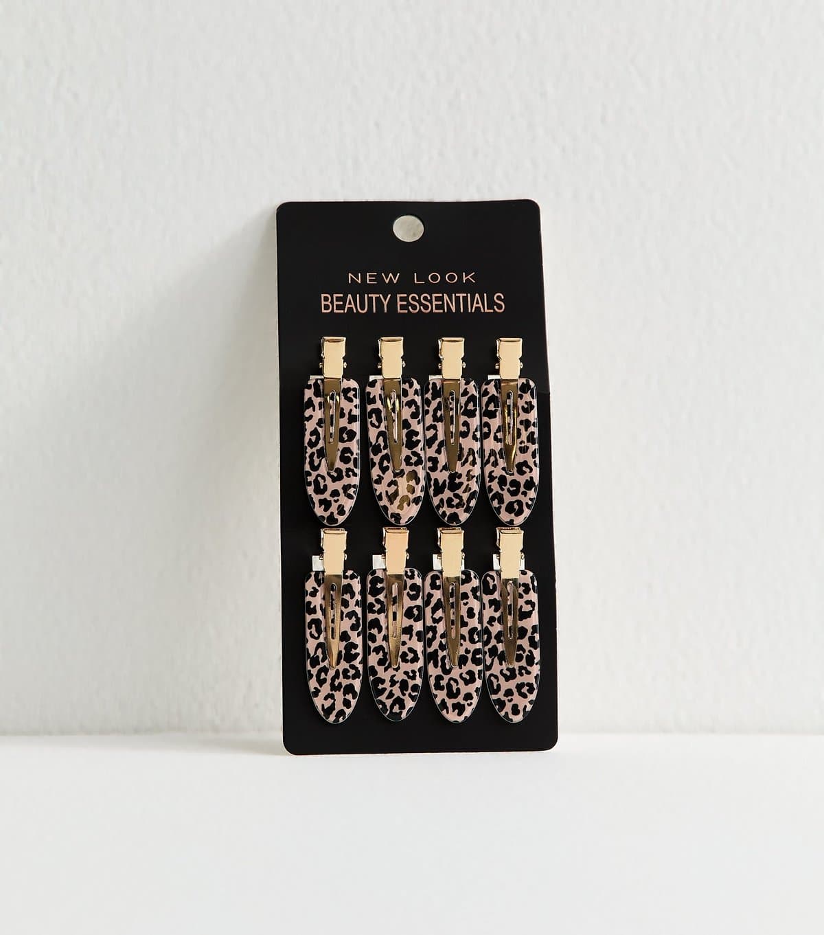 New Look Brown Pack of 8 Setting Hair Clips New Look