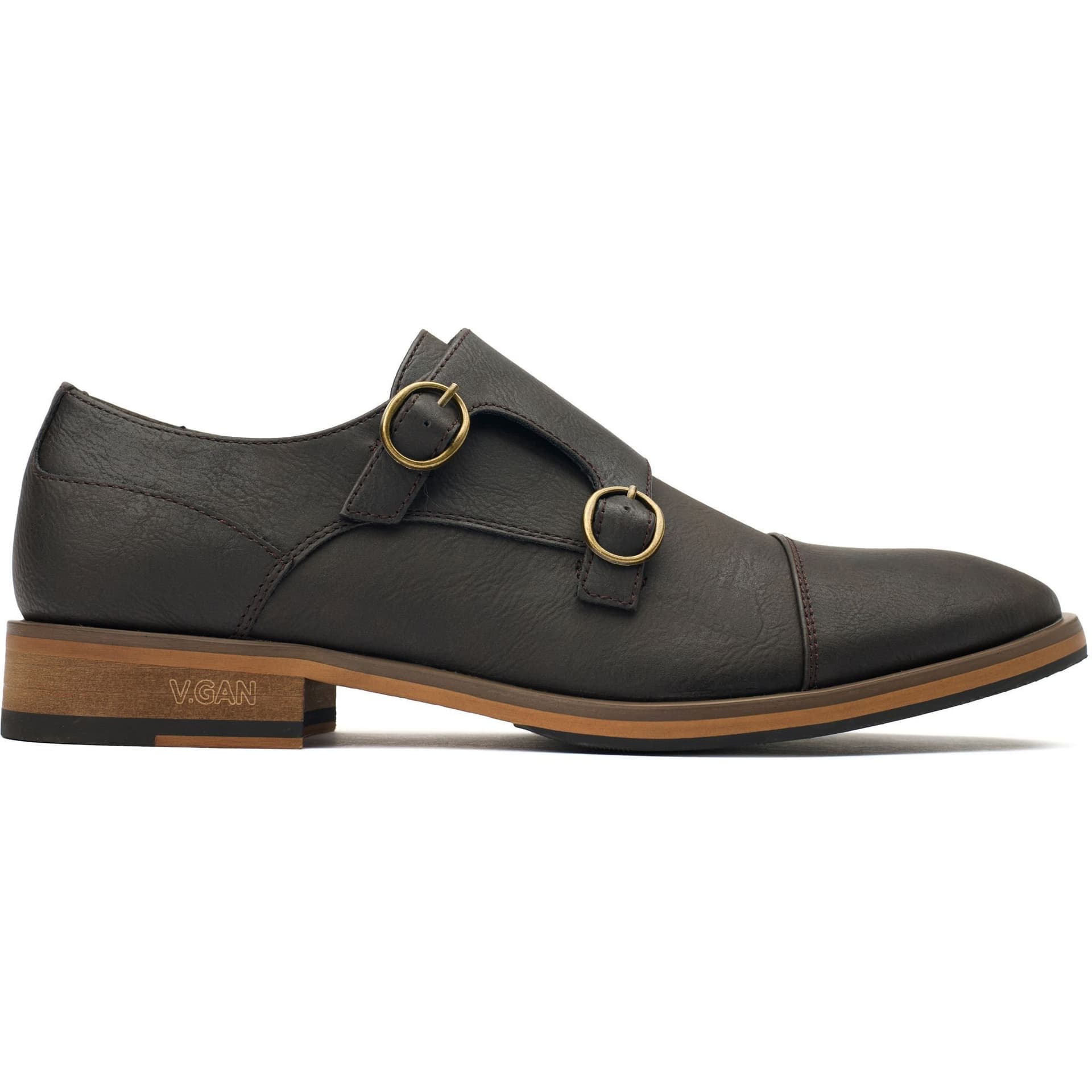 V.GAN V.GAN Men's Chervil 2 Monk Shoes in Brown