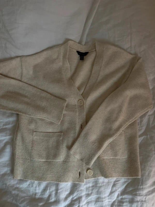 New Look Cream knit cardigan