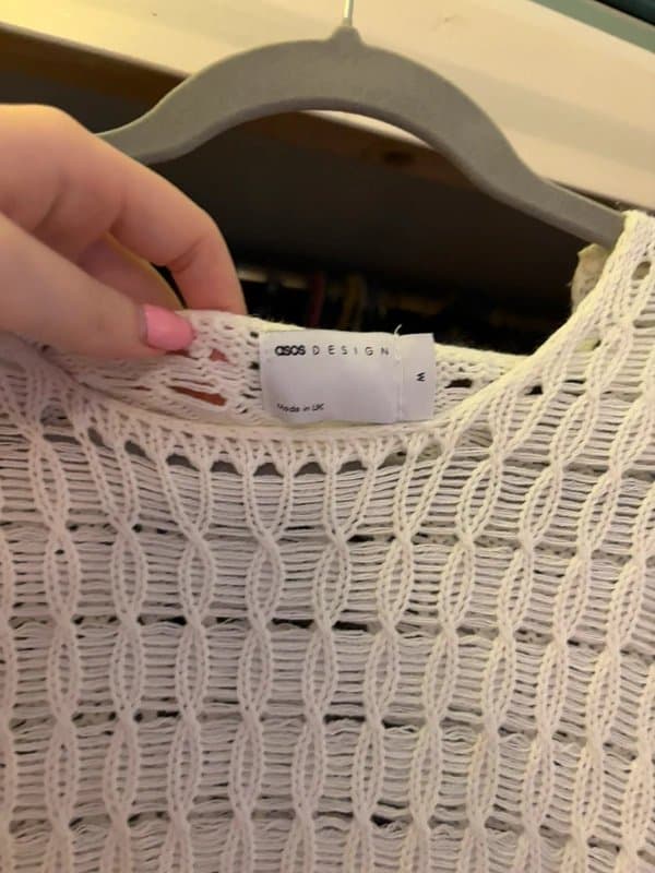 ASOS Crochet crop top