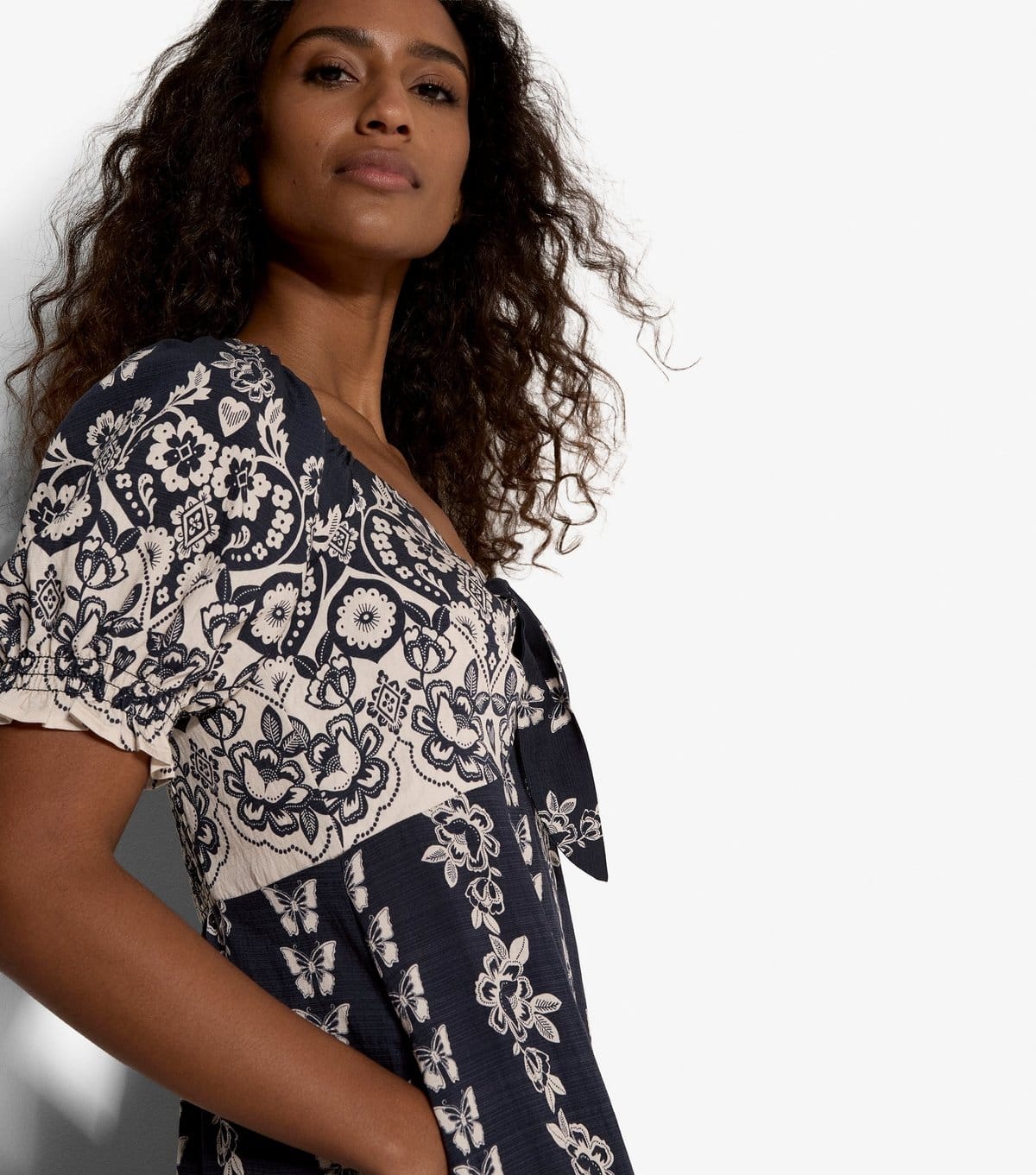 Apricot Women's Navy Butterflies Print Dress Apricot New Look - 4