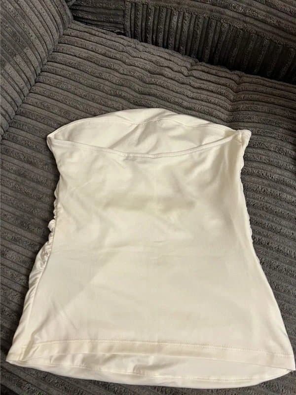 Bershka Ruched bandeau top