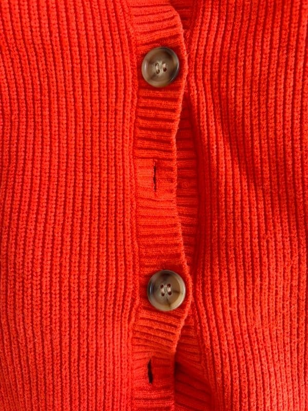 Never Fully Dressed Orange Knitted Jumpsuit