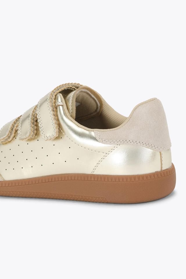 Steve Madden STEVE MADDEN Women's 'Momentum Gold Suede' Trainers - 3