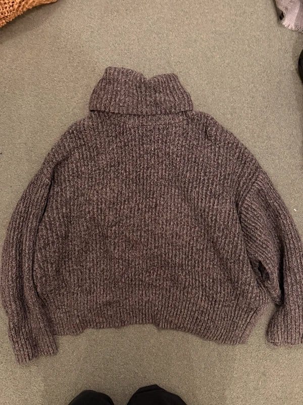 Zara Grey Turtleneck Jumper