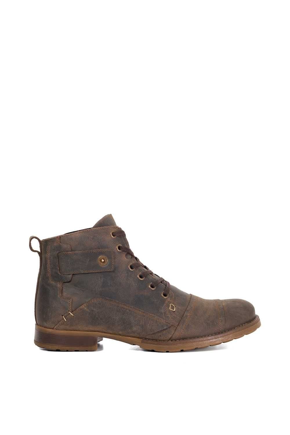 Dune London Dune London Brown Leather Smart Boots