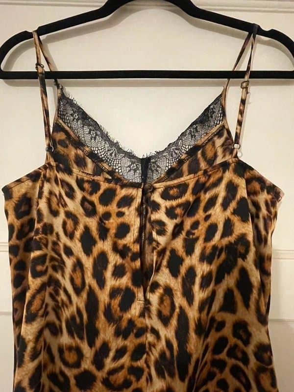 ASOS Design ASOS leopard print jumpsuit size uk 8
