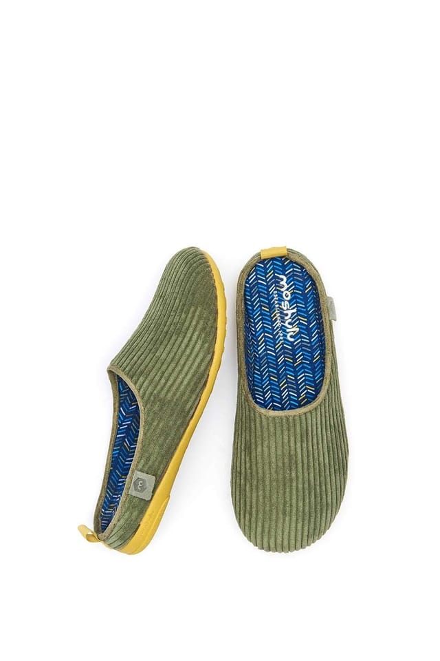 Moshulu Moshulu Men's 'Conifer' Cord Mule Slippers in Light Green - 2