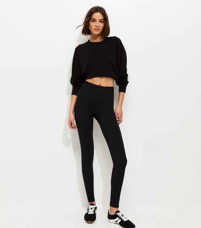 New Look Women's Tall Black Seamless Leggings New Look - 2