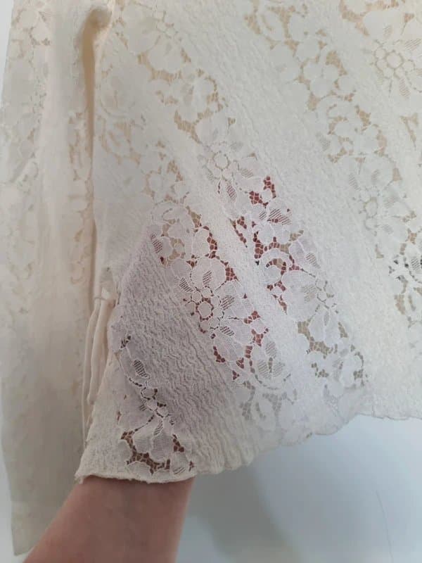 Bershka Bershka Womens  lace long sleeve blouse top