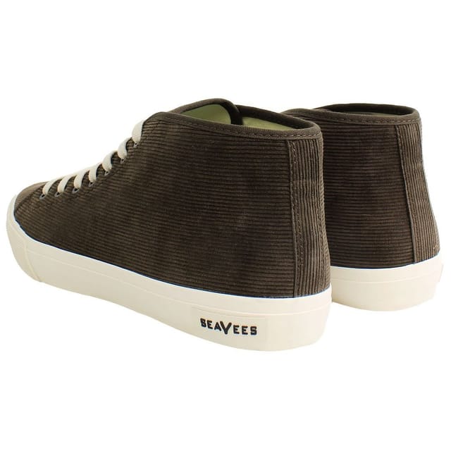 Seavees Seavees Men's California Special Cordies Lace-Up Brown Canvas Shoes - 3