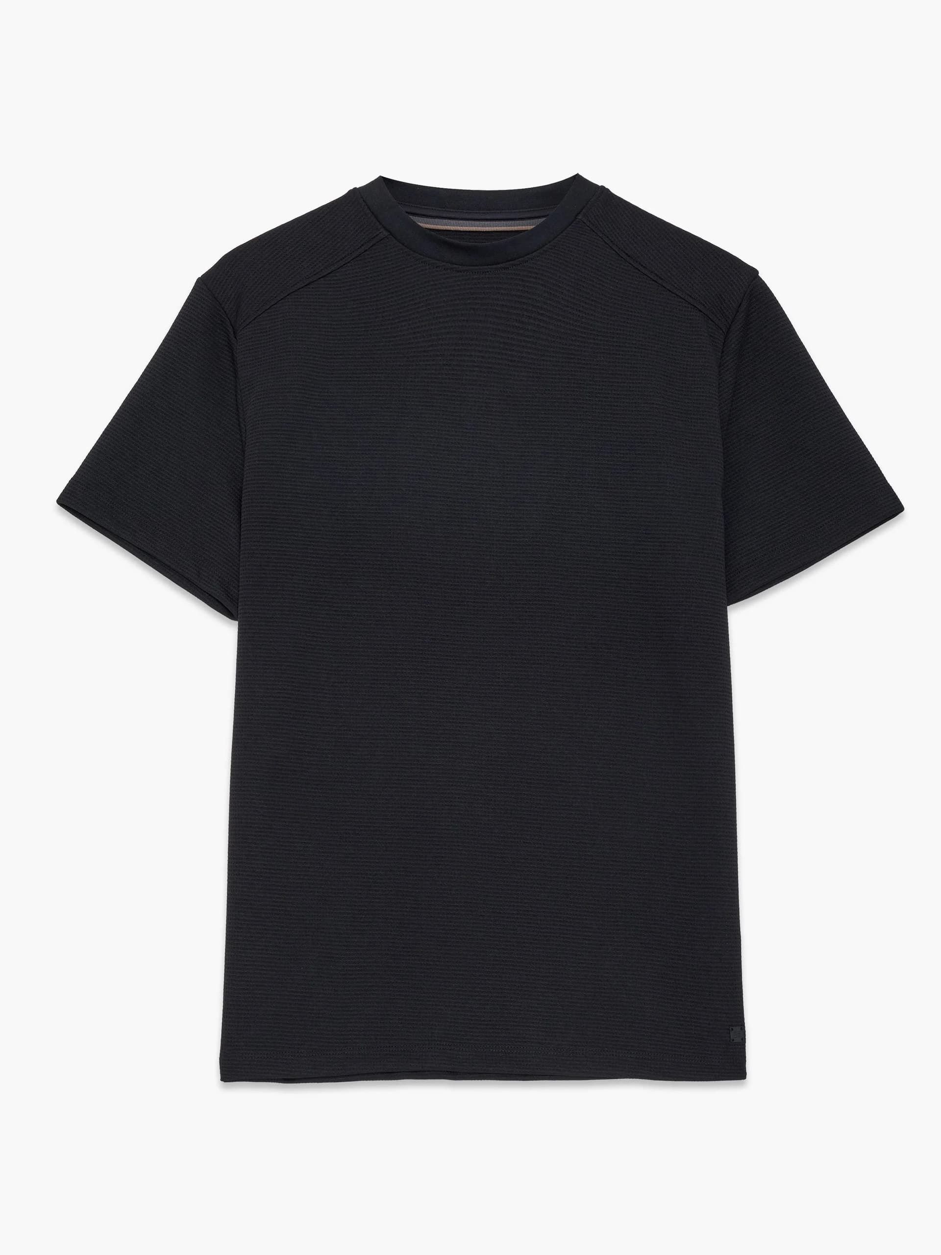 French Connection French Connection Black Waffle Jersey T-Shirt