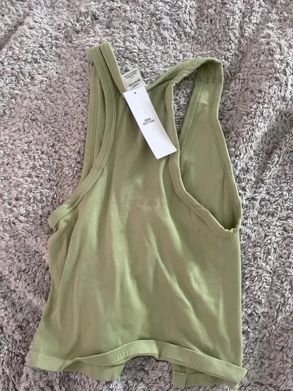 Urban Outfitters green halter neck summery top
