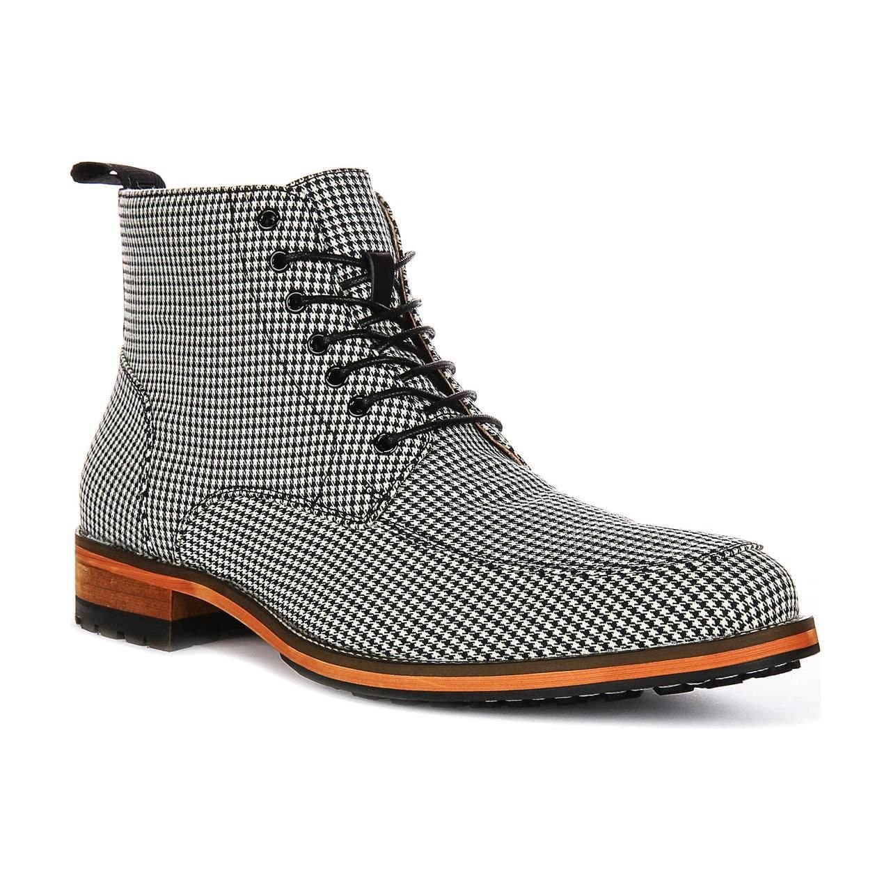 JUSTINREESS ENGLAND JUSTINREESS ENGLAND Men's 'Cavan' Canvas Ankle Boots