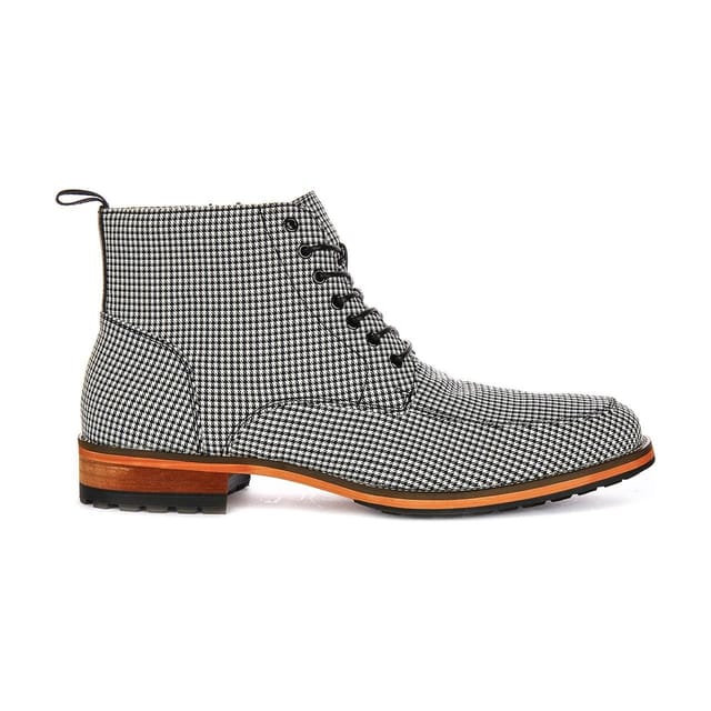JUSTINREESS ENGLAND JUSTINREESS ENGLAND Men's 'Cavan' Canvas Ankle Boots - 2