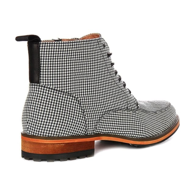 JUSTINREESS ENGLAND JUSTINREESS ENGLAND Men's 'Cavan' Canvas Ankle Boots - 3