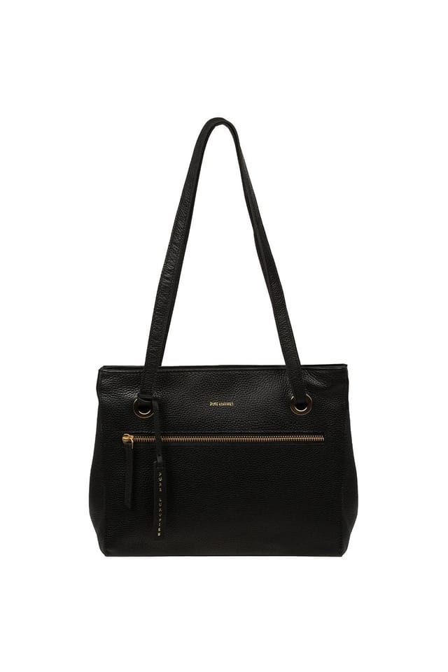 Pure Luxuries London Pure Luxuries London Women's 'Noko' Leather Handbag in Black - 2
