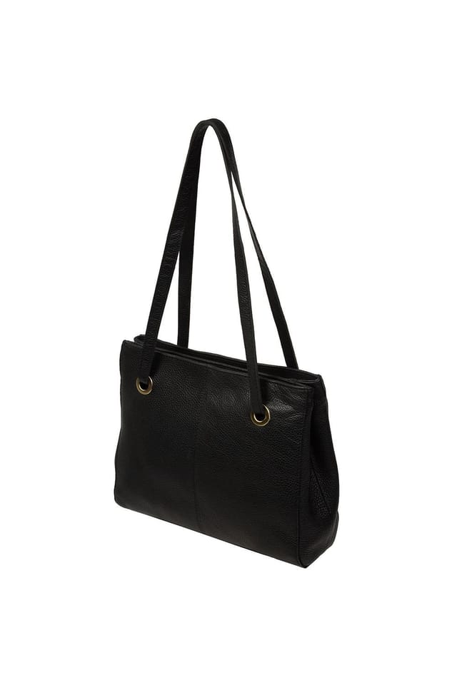 Pure Luxuries London Pure Luxuries London Women's 'Noko' Leather Handbag in Black - 3