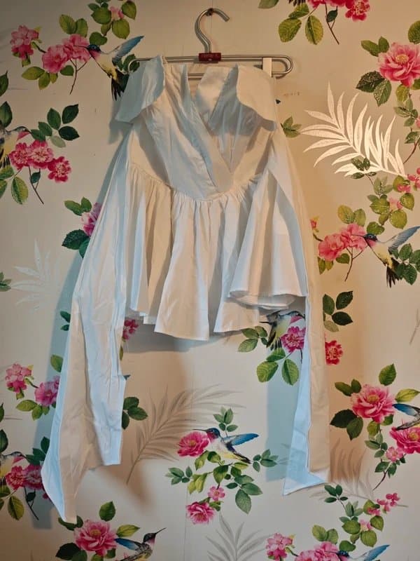 ASOS Asos top with belt size 8