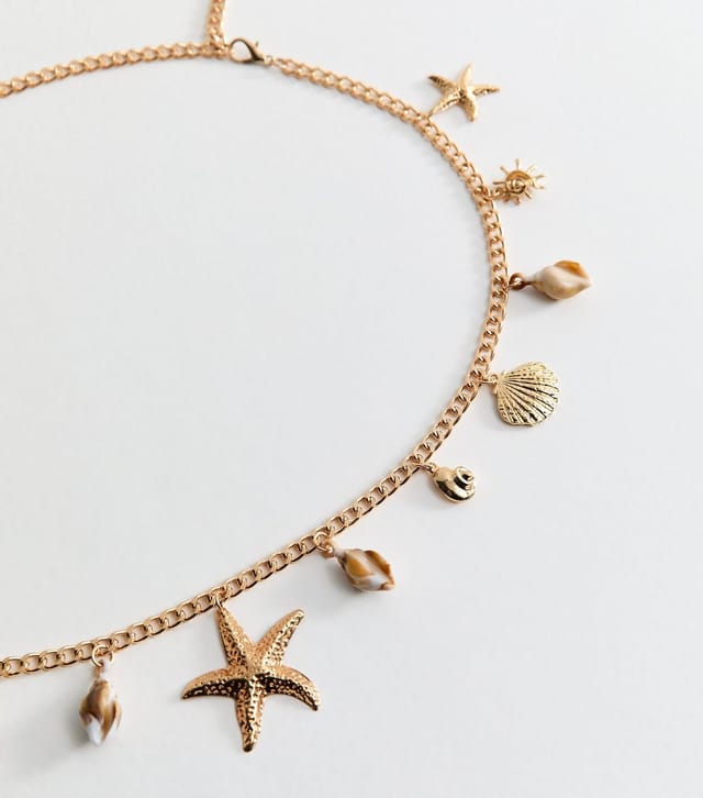 New Look Gold Starfish Chain Belt Update New Look - 3