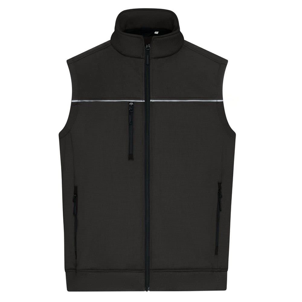 James and Nicholson James and Nicholson Men's Hybrid Workwear Gilet in Mid Grey