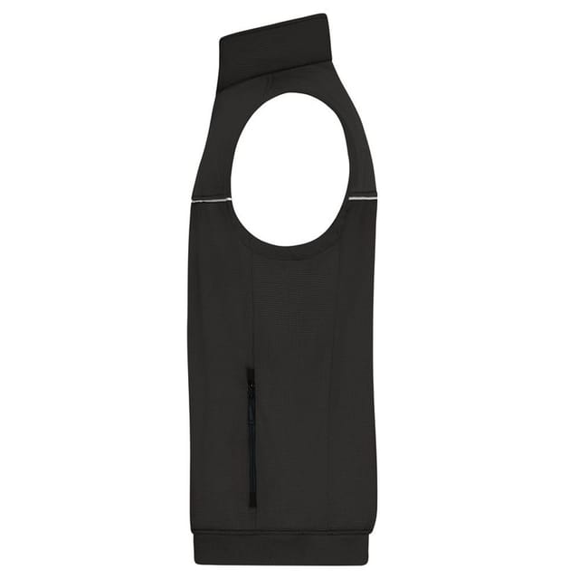 James and Nicholson James and Nicholson Men's Hybrid Workwear Gilet in Mid Grey - 3