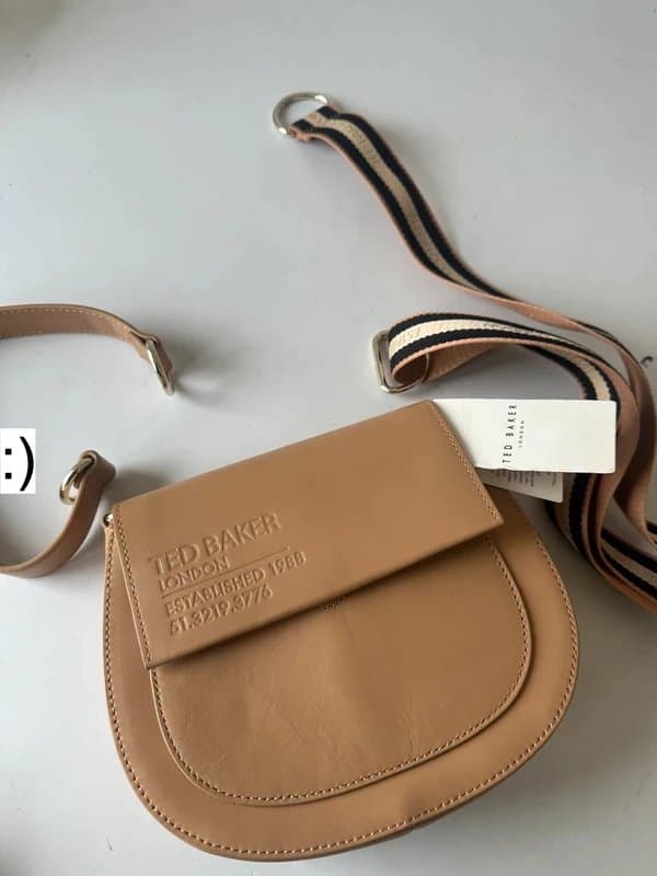 Ted Baker Ted baker bag handbag beige crossbody detachable strap two options real leather new BNWT
