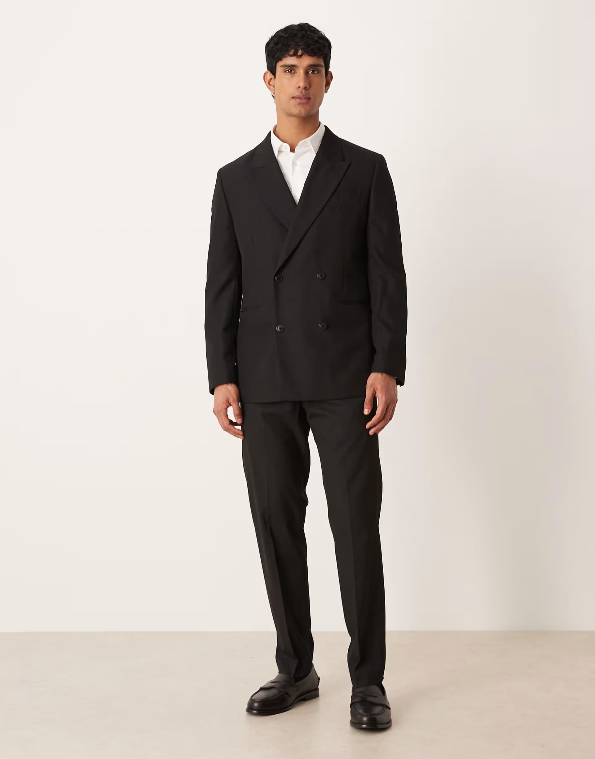 ASOS Mango Pintor suit trouser in black co-ord 1