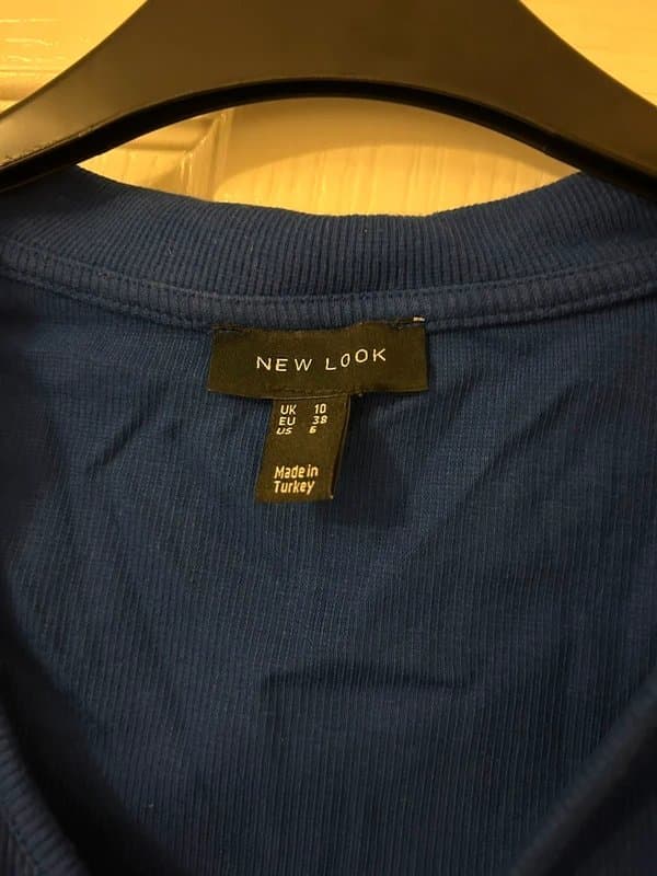 New Look New look blue crop top