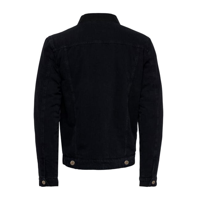 So Denim So Denim Men's Noah Denim Jacket in Black - 2