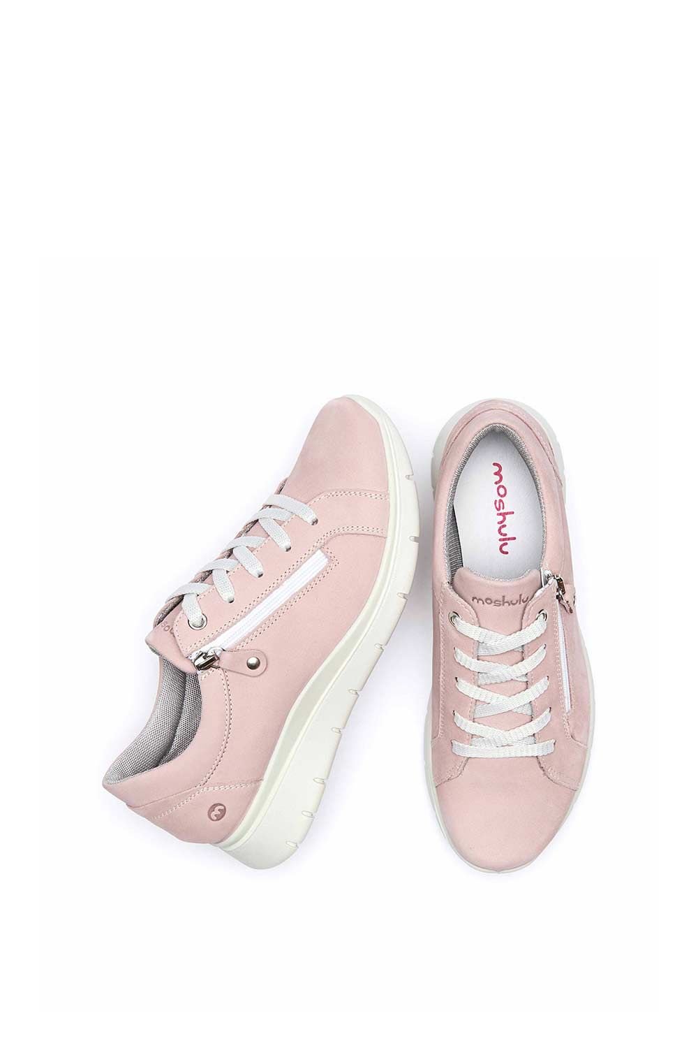 Moshulu Moshulu Women's 'Kensey' Casual Lightweight Trainers in Light Pink - 2