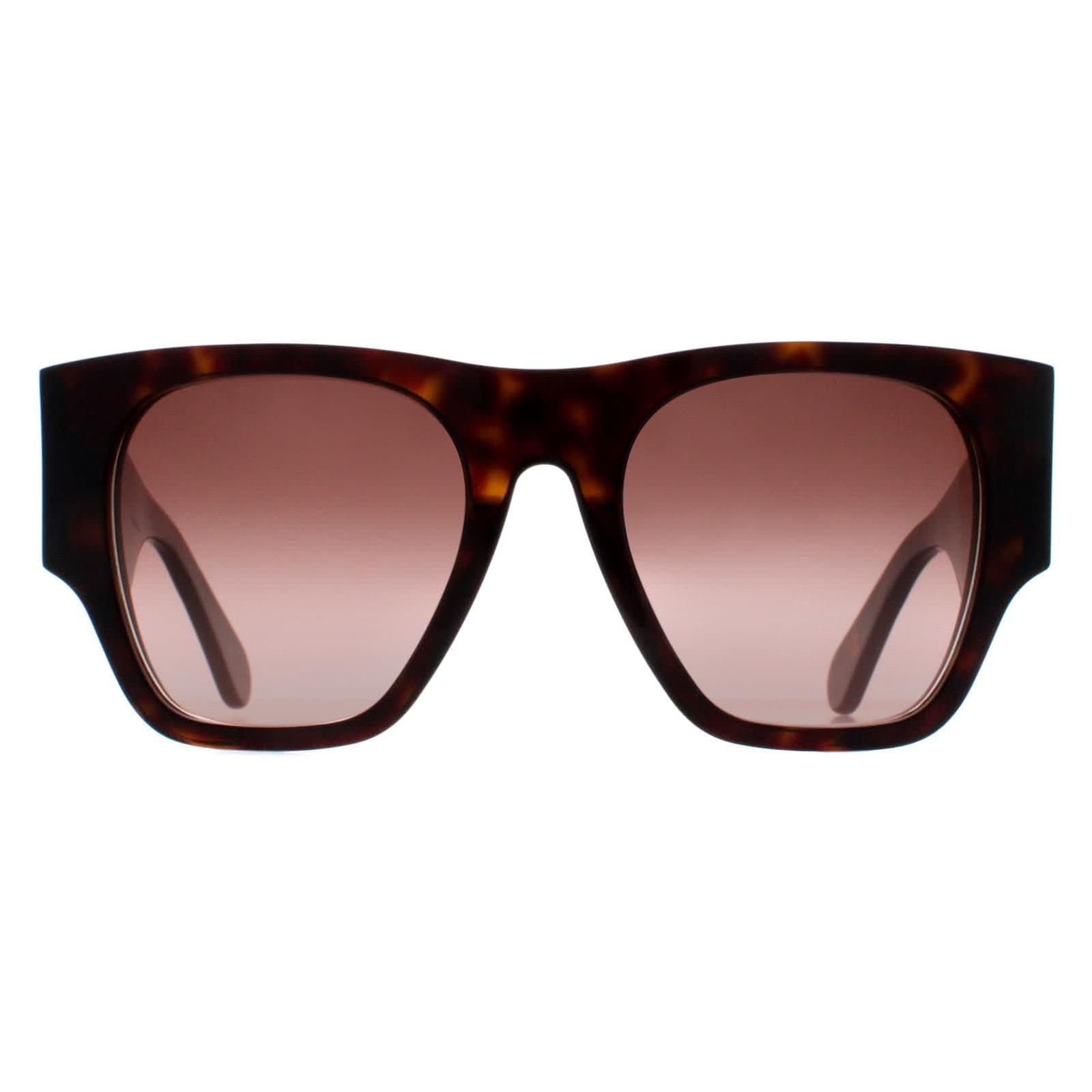 Chloé Chloé Women's Square Dark Havana Brown Gradient CH0233S