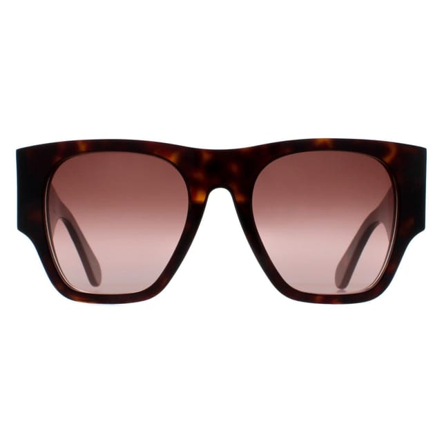 Chloé Chloé Women's Square Dark Havana Brown Gradient CH0233S - 2