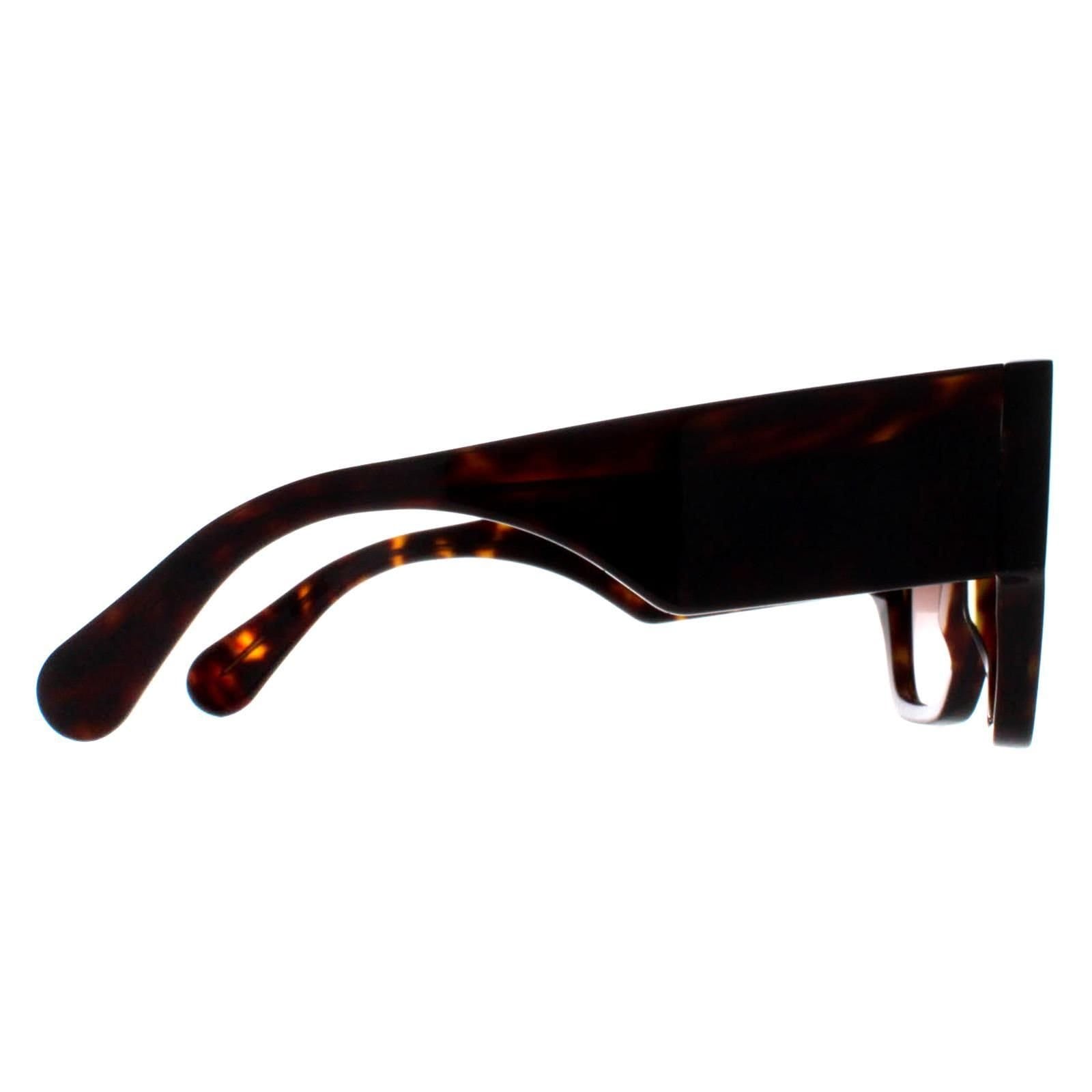 Chloé Chloé Women's Square Dark Havana Brown Gradient CH0233S - 4