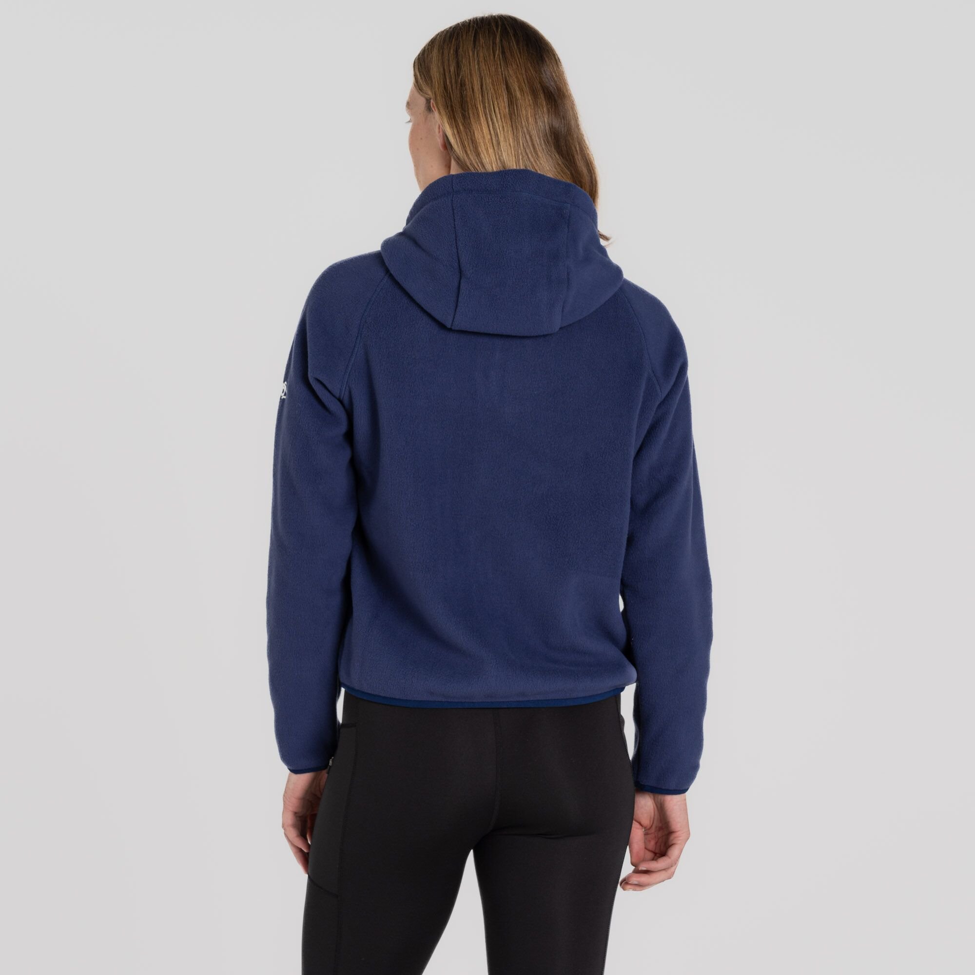 Craghoppers Craghoppers Women's Grainne Hooded Full Zip Fleece Jacket in Dark Navy - 2