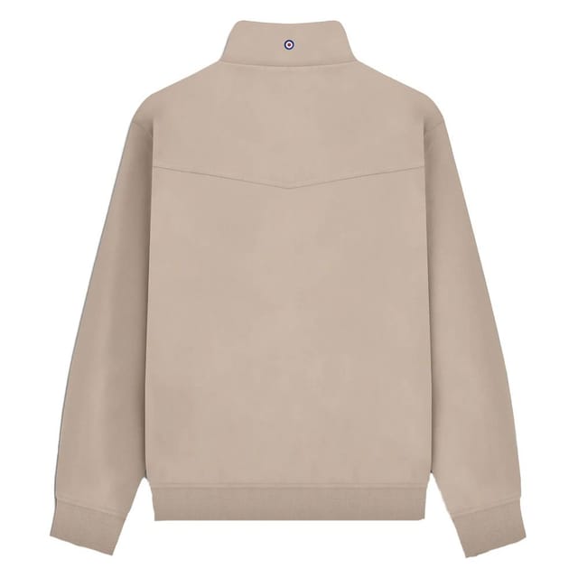 Lambretta Lambretta Men's Shower Resistant Harrington Jacket in Stone - 2