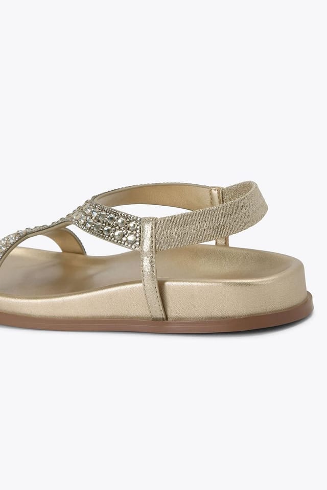 KG Kurt Geiger KG Kurt Geiger Women's 'Rowe' Sandals in Gold - 3