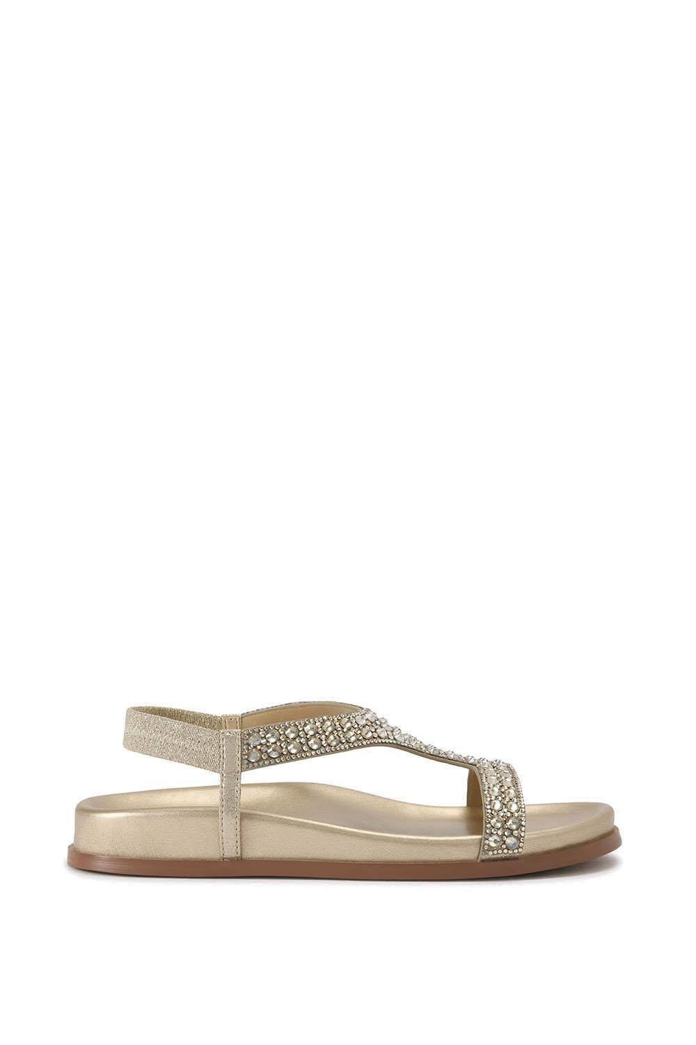 KG Kurt Geiger KG Kurt Geiger Women's 'Rowe' Sandals in Gold - 4