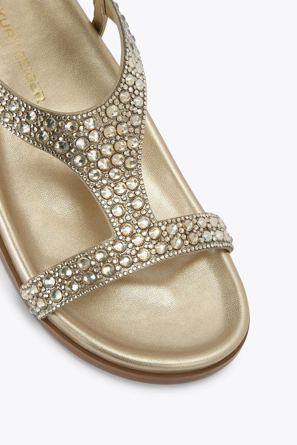 KG Kurt Geiger KG Kurt Geiger Women's 'Rowe' Sandals in Gold - 4