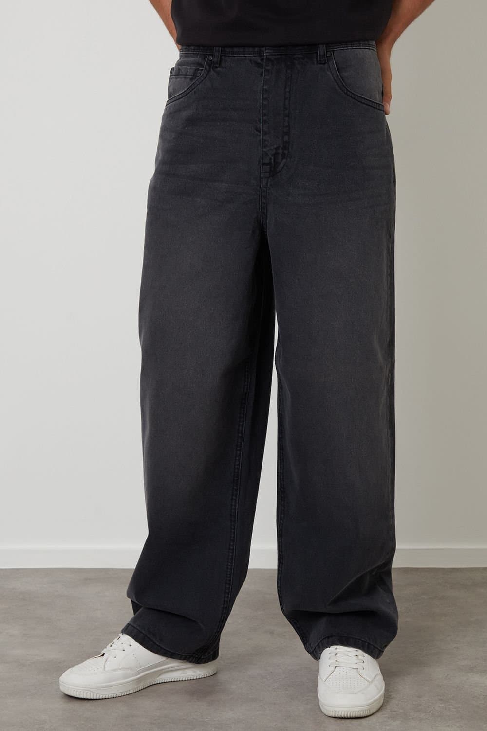 Threadbare Threadbare Men's Baggy Fit Jeans in Grey