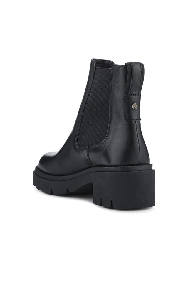 Jones Bootmaker Jones Bootmaker Women's Kaiya Chunky Leather Chelsea Boots in Black - 3