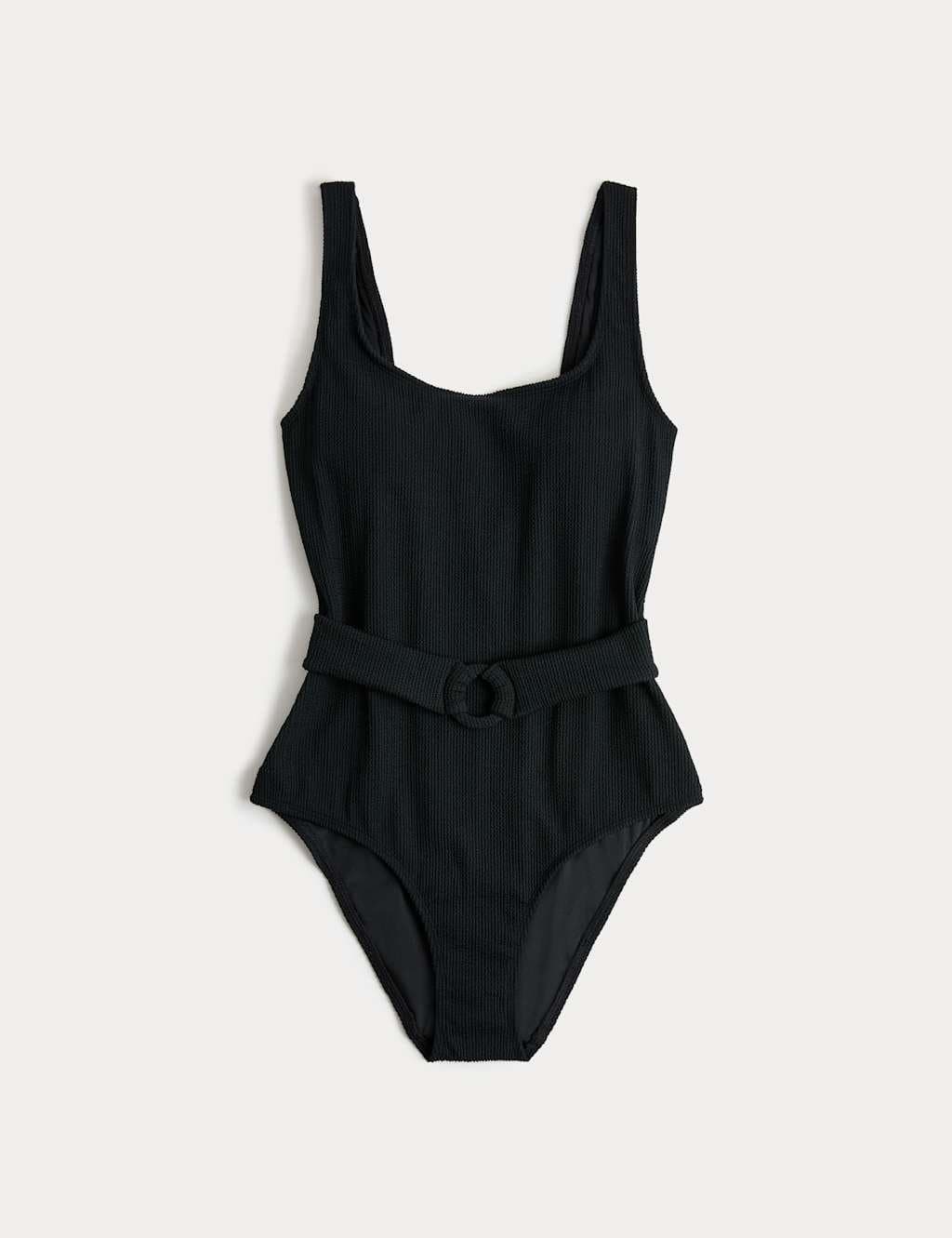 Marks & Spencer M&S Tummy Control Post Surgery Belted Swimsuit Black