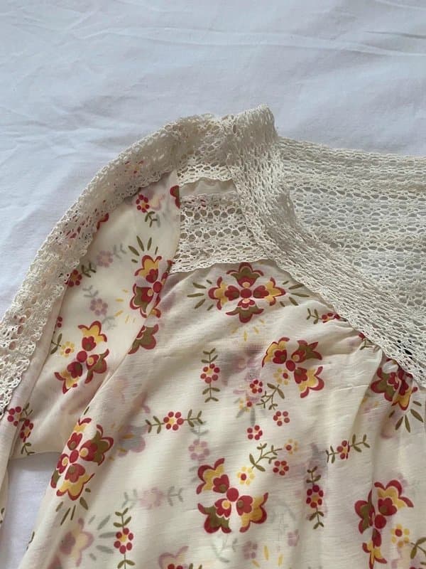 Topshop Floral smock top