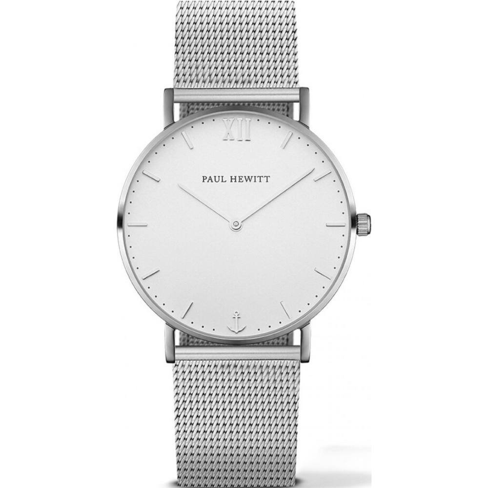 Paul Hewitt Paul Hewitt Men's SA-S-ST-W-4M Sailor Line 36mm Quartz Watch in Silver - 1