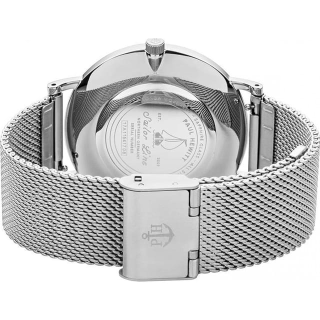 Paul Hewitt Paul Hewitt Men's SA-S-ST-W-4M Sailor Line 36mm Quartz Watch in Silver - 2