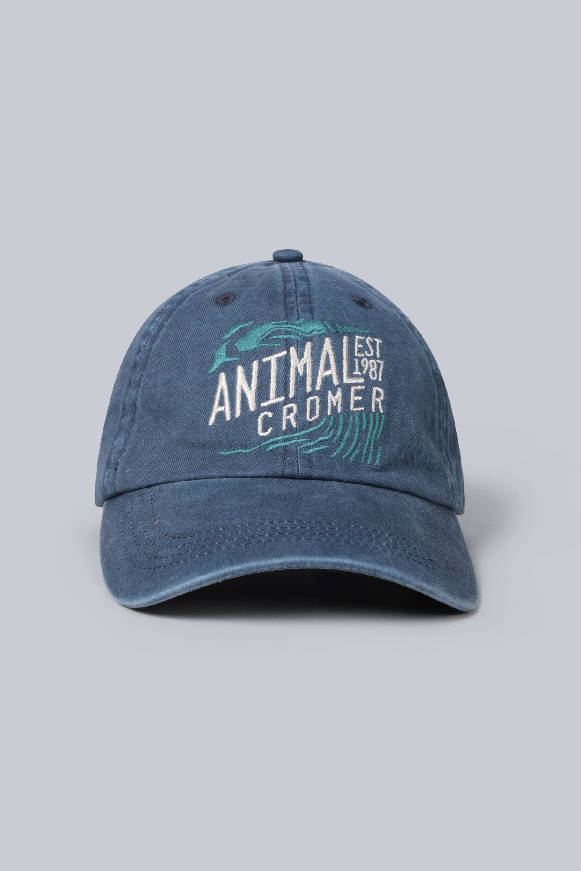 Animal Animal Men's 'Cromer' Lightweight Comfortable Adjustable Strap Outdoor Baseball Cap in Navy